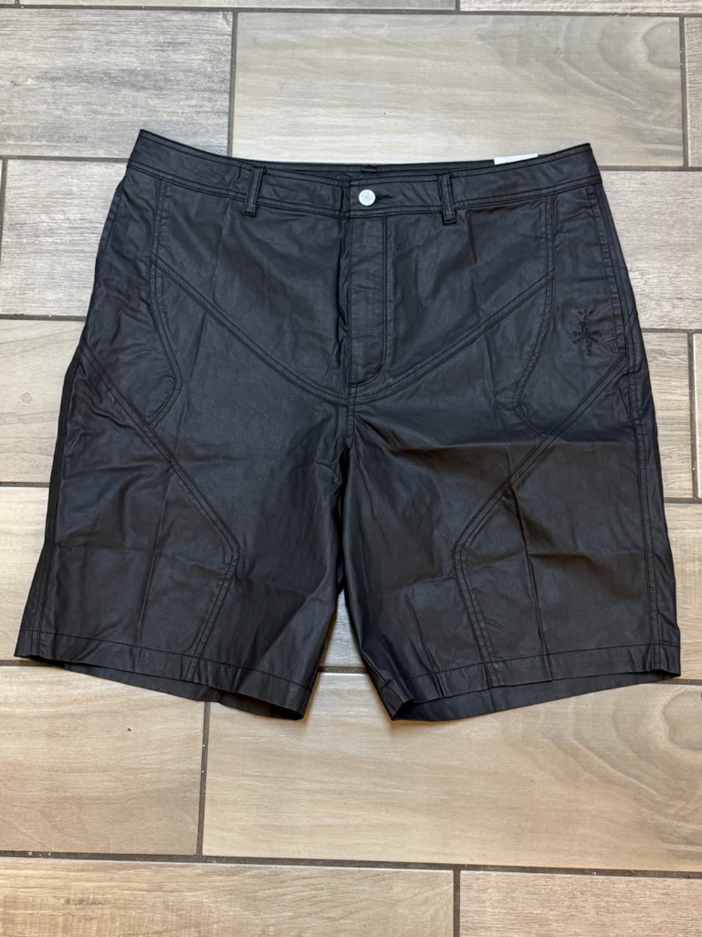 Jordan Black Men's Flat Front Athletic Shorts